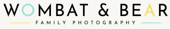 Wombat and bear photography studio logo
